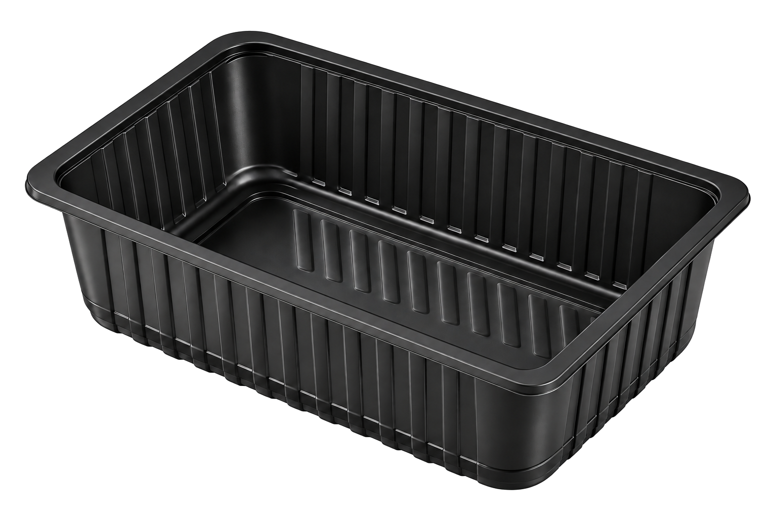 Trays for skin packaging and standard sealing
